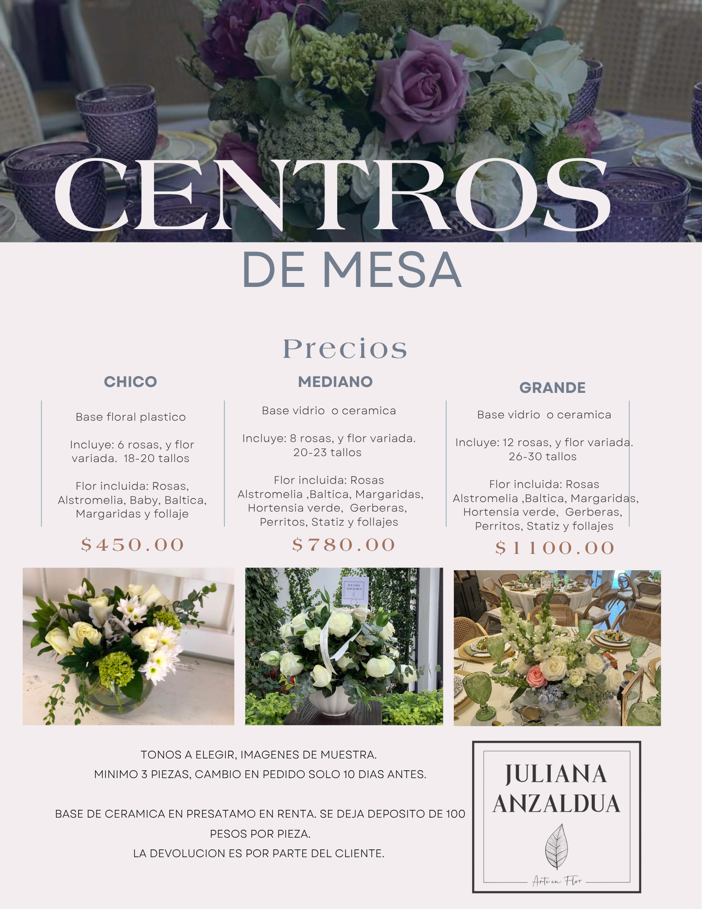 Centros de mesa