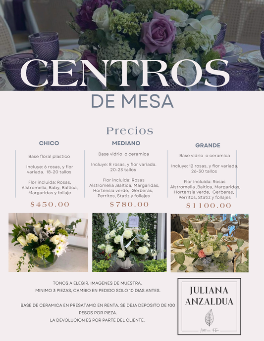 Centros de mesa