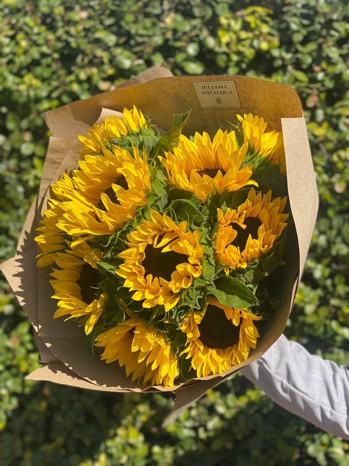 Tied Sunflowers